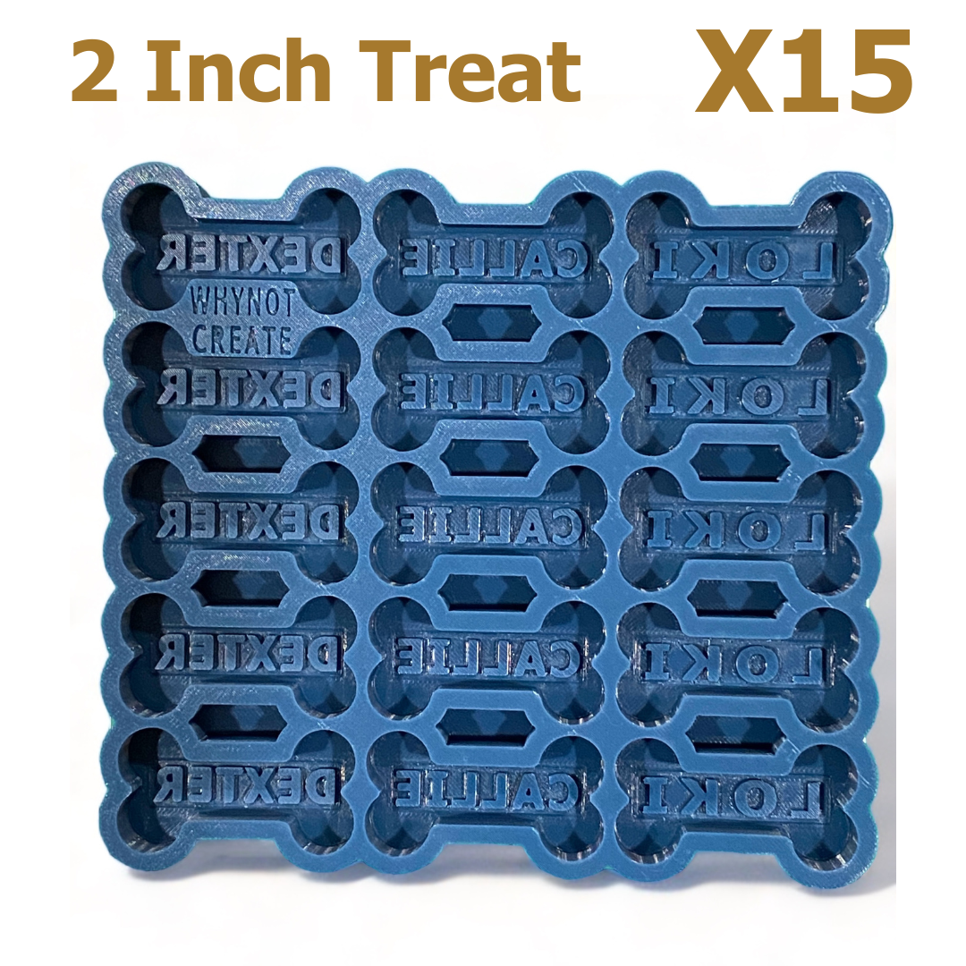 2-inch Custom Dog Treat Molds For Small Dogs