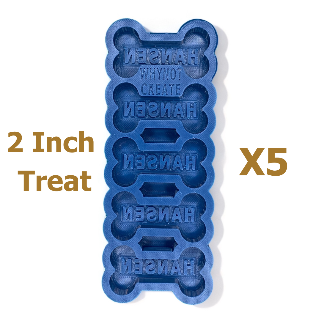 2-inch Custom Dog Treat Molds For Small Dogs