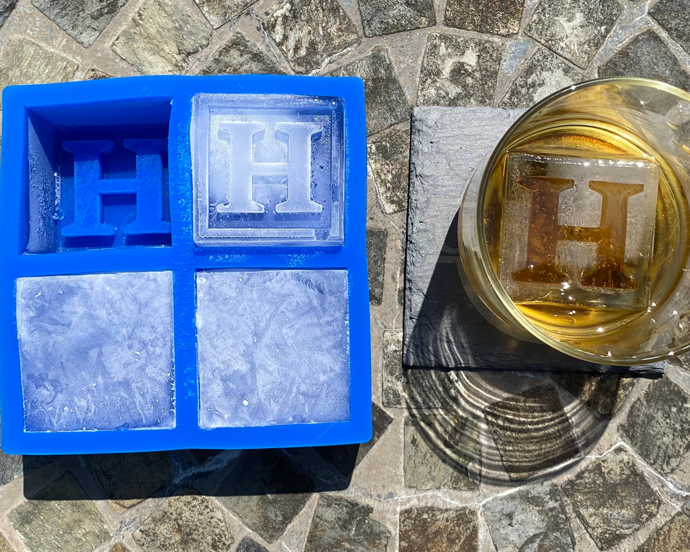 "The Classic" - Custom Ice Mold with Initials