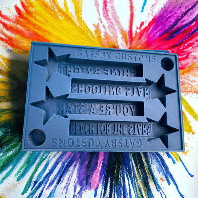 Custom Crayon Mold - Stars