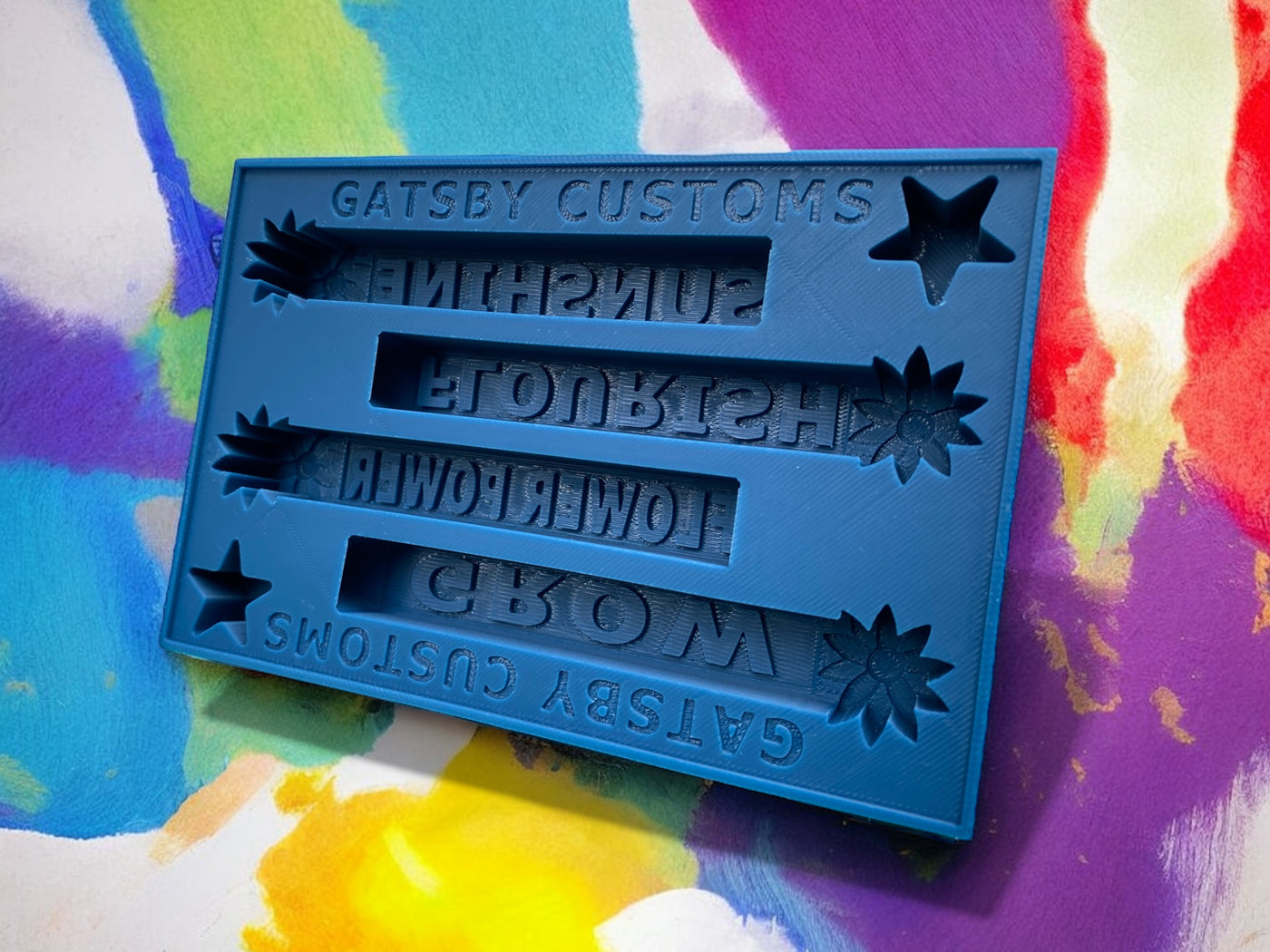 Custom Crayon Mold - Flowers