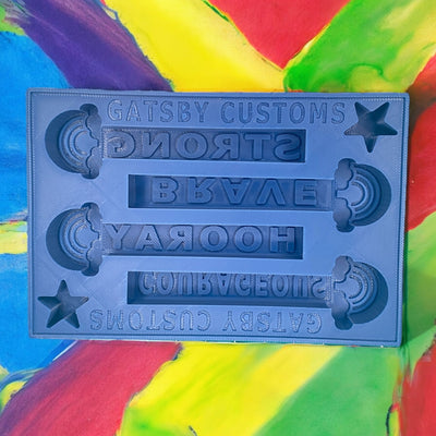 Custom Crayon Mold - Rainbows